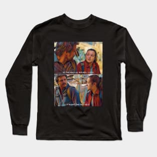 Time Heals All Wounds | The Last Of Us (2023) TV Series Digital Fan Art Long Sleeve T-Shirt